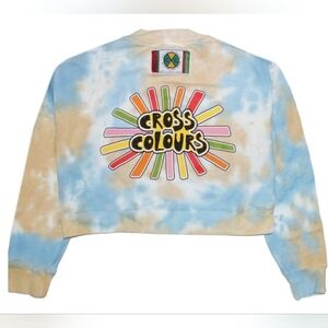 New CROSS COLORS Tyedye Sweatshirt